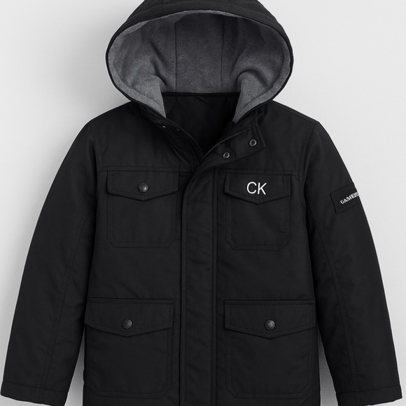 Calvin Klein Boys’ Winter Jacket with Hood — Size 14/16 (Like New) - Picture 1 of 5